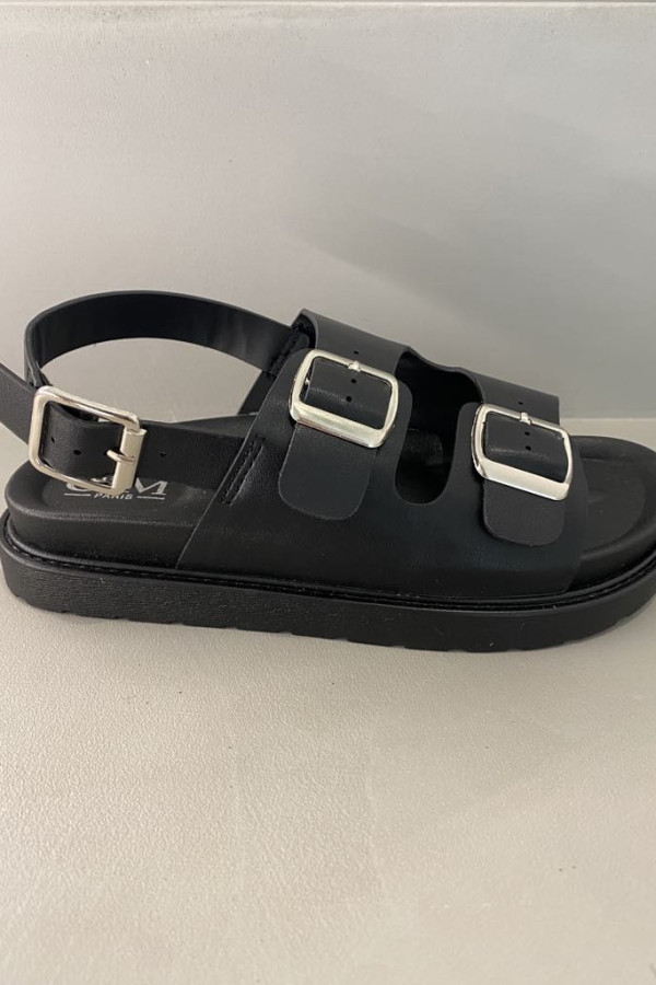 Sandały Buckle black