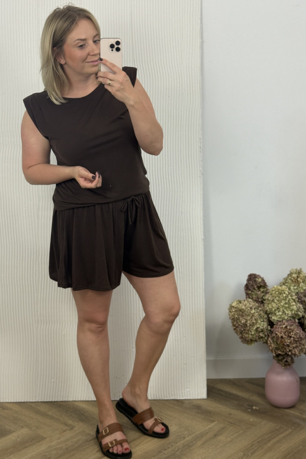 Komplet Celine Brązowy 1