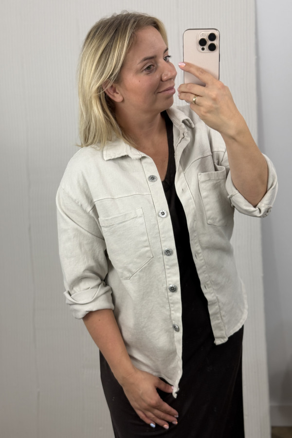 Koszula Bluza Szara